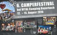 6. Camperfestival beim Fünf-Sterne-Wellness- und Ferienresort VITAL Camping Bayerbach. 6. Camperfestival beim Fünf-Sterne-Wellness- und Ferienresort VITAL Camping Bayerbach.
