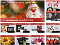 Weihnachts-Shop bei PhotoBox