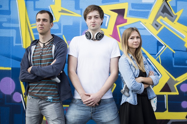 Die Titelhelden der Jugendoper"T.M.A. - Coming of Age": Jakob Kreß, Daniel Thomas und Soph