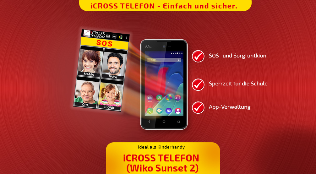 Kinderhandy - iCROSS TELEFON Kinderhandy - iCROSS TELEFON