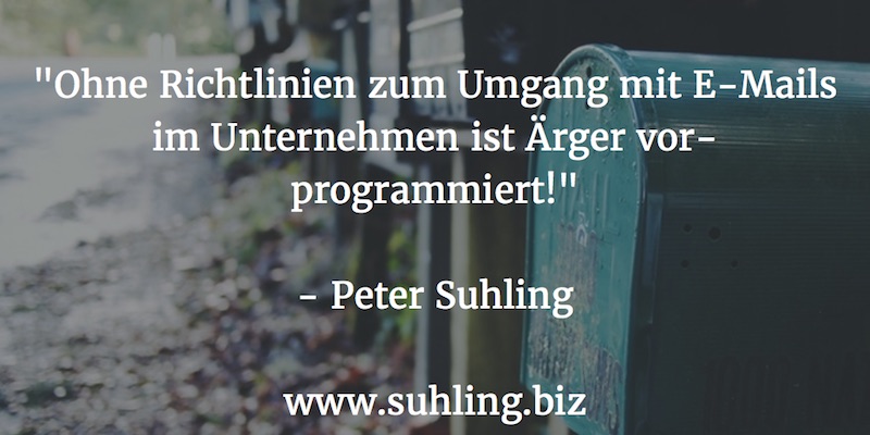 Ohne Richtlinien istÄrger vorprogrammiert