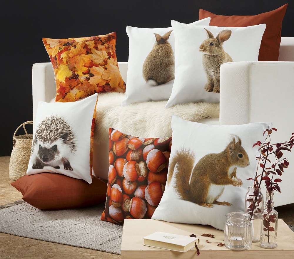 Wendekissenhüllen von Erwin Müller mit den Trendmotiven des Herbstes 2016. (Bildquelle:©erwinmueller Wendekissenhüllen von Erwin Müller mit den Trendmotiven des Herbstes 2016. (Bildquelle:©erwinmueller