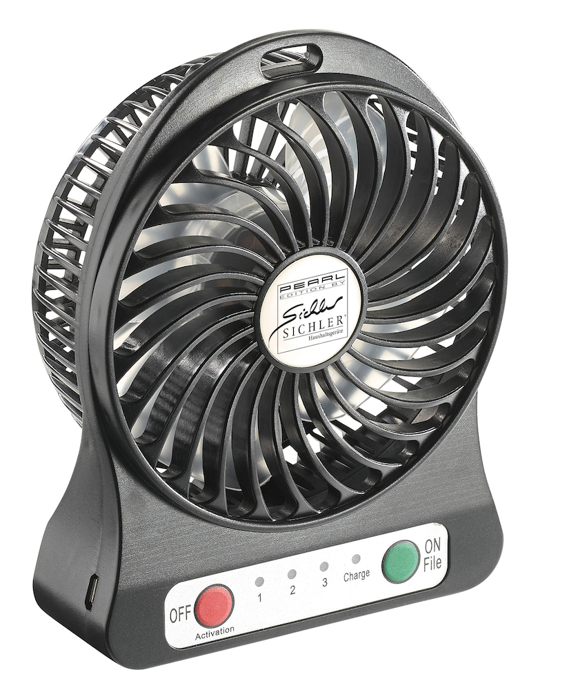 Tisch-Ventilator mit Powerbank Tisch-Ventilator mit Powerbank