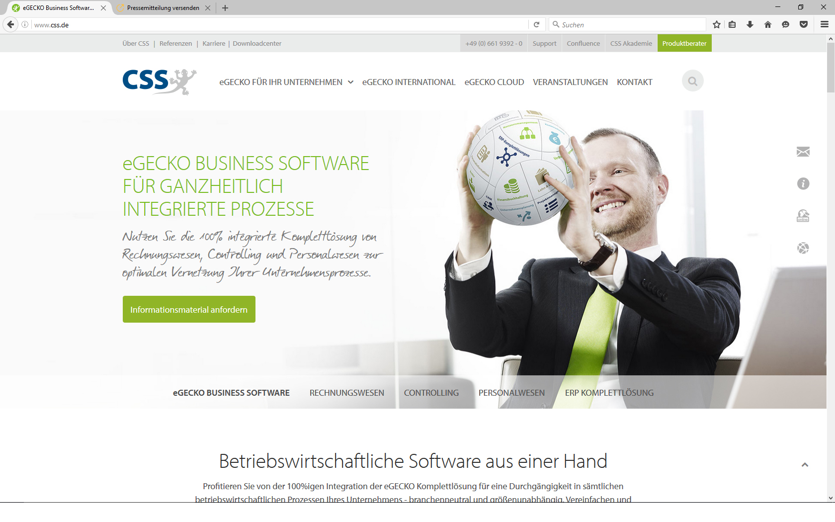 CSS Website präsentiert sich in neuem Look& Feel CSS Website präsentiert sich in neuem Look& Feel