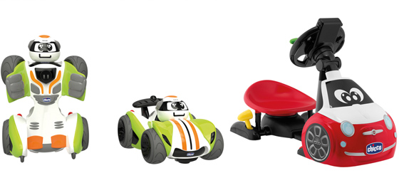 (FOTO: Chicco) Robo Chicco und Chicco Fiat 500 Driver (FOTO: Chicco) Robo Chicco und Chicco Fiat 500 Driver
