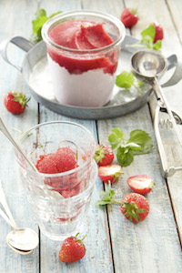 Erdbeer Vanille Sorbet Erdbeer Vanille Sorbet