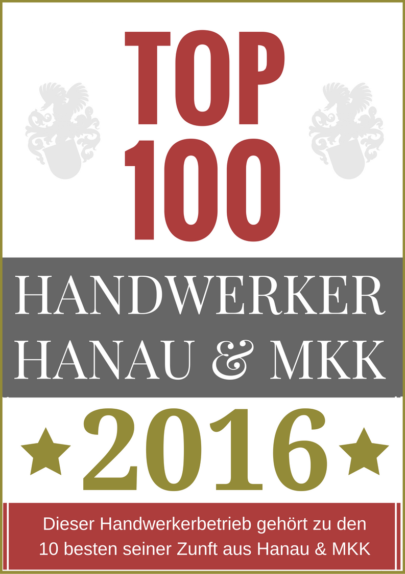 Hanaus beste Handwerker! 2016 Hanaus beste Handwerker! 2016