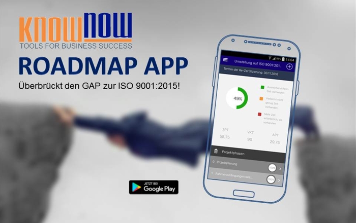 Know-NOW GmbH: Roadmap App ISO 9001 Know-NOW GmbH: Roadmap App ISO 9001