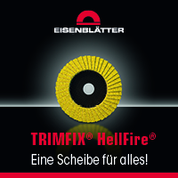 Die TRIMFIX®HellFire®bietet höchste Arbeitssicherheit.www.eisenblaetter.de Die TRIMFIX®HellFire®bietet höchste Arbeitssicherheit.www.eisenblaetter.de