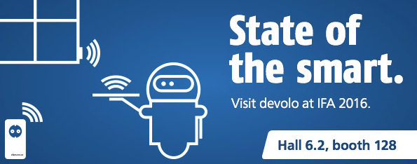 Unter dem Motto"State of the smart" präsentiert sich devolo auf der IFA 2016.