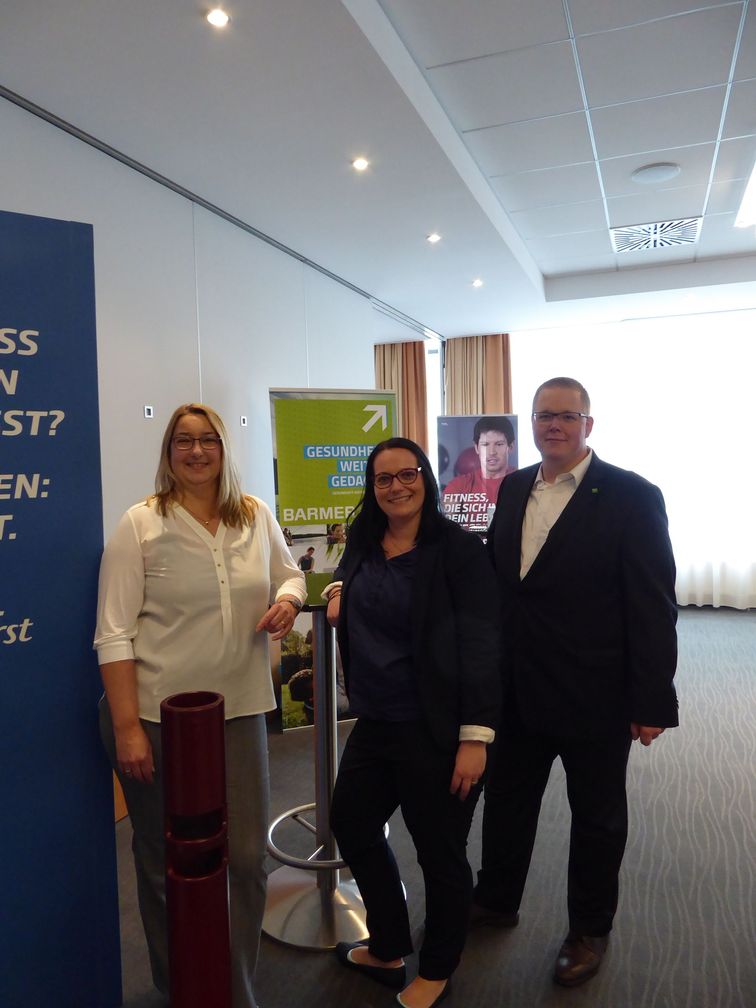 Das Organisationsteam: Angelika Harbeck, Kim Flägel, Sebastian Horn