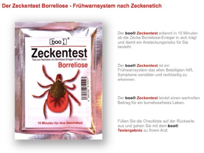 Zeckentest Borreliose Zeckentest Borreliose