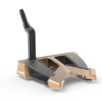 (FOTO: Caledonia Putters) Der Viper Putter - Modellvariante Copper Rose in der Seitenansicht (FOTO: Caledonia Putters) Der Viper Putter - Modellvariante Copper Rose in der Seitenansicht