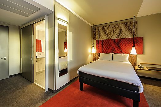 Ein Zimmer im ibis Leipzig City