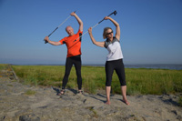 Sportlich am Strand: bei den Aktiv-Wochen im Cuxhavener Strandhotel Duhnen (Foto: Kamp Hotels/Ufferf Sportlich am Strand: bei den Aktiv-Wochen im Cuxhavener Strandhotel Duhnen (Foto: Kamp Hotels/Ufferf
