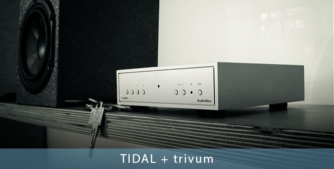 trivum integriert TIDAL als festen Audio Streaming Dienst