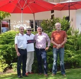 PATENMODELL-Aktivisten: Herbert Mayer, Franz Motzko, Wolfgang Kullmann und Roland Blattner (v.li.) PATENMODELL-Aktivisten: Herbert Mayer, Franz Motzko, Wolfgang Kullmann und Roland Blattner (v.li.)