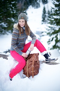 Teepause im Schnee Teepause im Schnee
