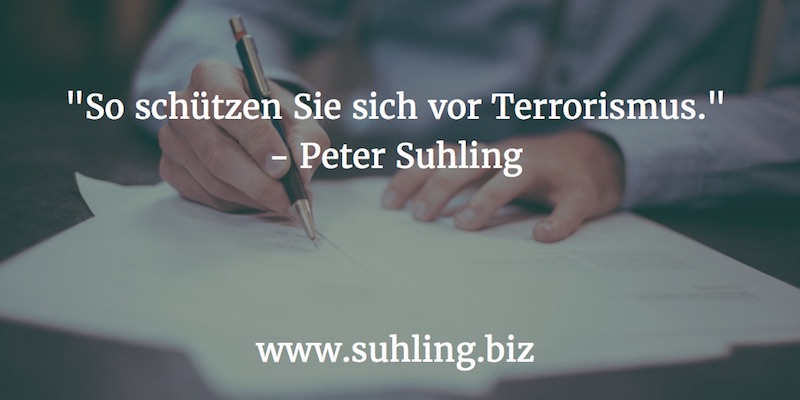 So schützen Sie sich vor Terrorismus So schützen Sie sich vor Terrorismus