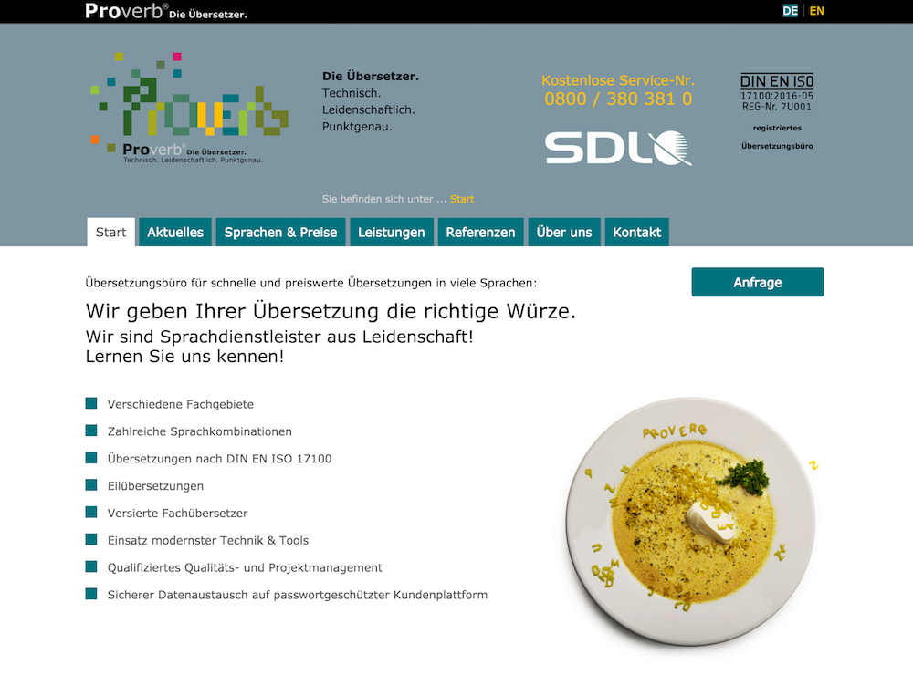 Proverb oHG -Übersetzungsbüro in Hamburg Proverb oHG -Übersetzungsbüro in Hamburg