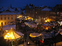 Kronach - Weihnachtsmarkt - Ansicht Marktplatz Kronach - Weihnachtsmarkt - Ansicht Marktplatz