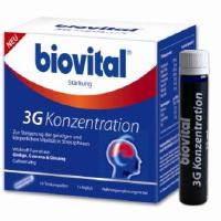 biovital® 3G Konzentration - zur Steigerung der geistigen und körperlichen Aktivität in Stressphasen