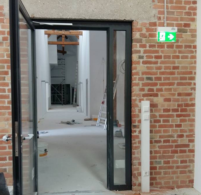 Kurz vor der Vollendung: Die neue Kreativ-Location der COMEON company consulting im Römerkastell in Kurz vor der Vollendung: Die neue Kreativ-Location der COMEON company consulting im Römerkastell in