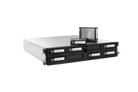 Das Wechselplatten-Array RDX QuikStation 8 von Tandberg Data (Quelle: Tandberg Data) Das Wechselplatten-Array RDX QuikStation 8 von Tandberg Data (Quelle: Tandberg Data)