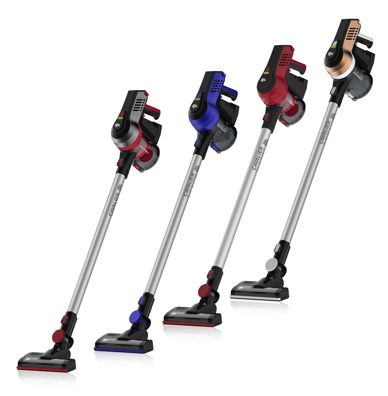 Dirt Devil präsentiert den neuen kabellosen Staubsauger Cavalier mit umfangreichen Zubehörpaketen.