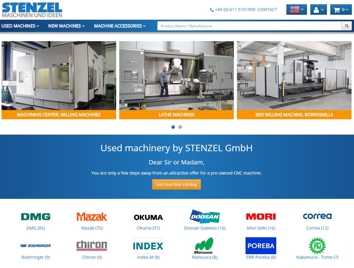 Stenzel, used machines, machinery trade, Stenzel, used machines, machinery trade,