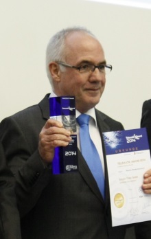 Hans-Hermann Ruschmeyer, früherer Geschäftsführer der Dreyer+Timm GmbH, nahm 2014 den Telematik Awar
