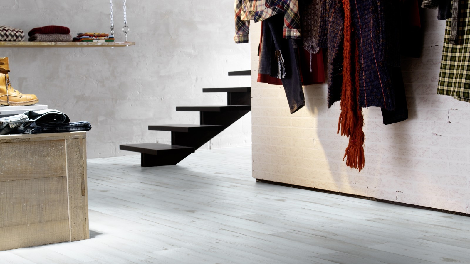 Gerflor Creativ Vinyl-Design Bodenbeläge zum Klicken, Kleben und selbstliegend (Bildquelle: @ Gerflo Gerflor Creativ Vinyl-Design Bodenbeläge zum Klicken, Kleben und selbstliegend (Bildquelle: @ Gerflo