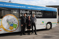 Der Neckar-Alb Bus-Zug im Bild mit Andrea Diewald, Marc Hogenmüller und Bernd Kugel