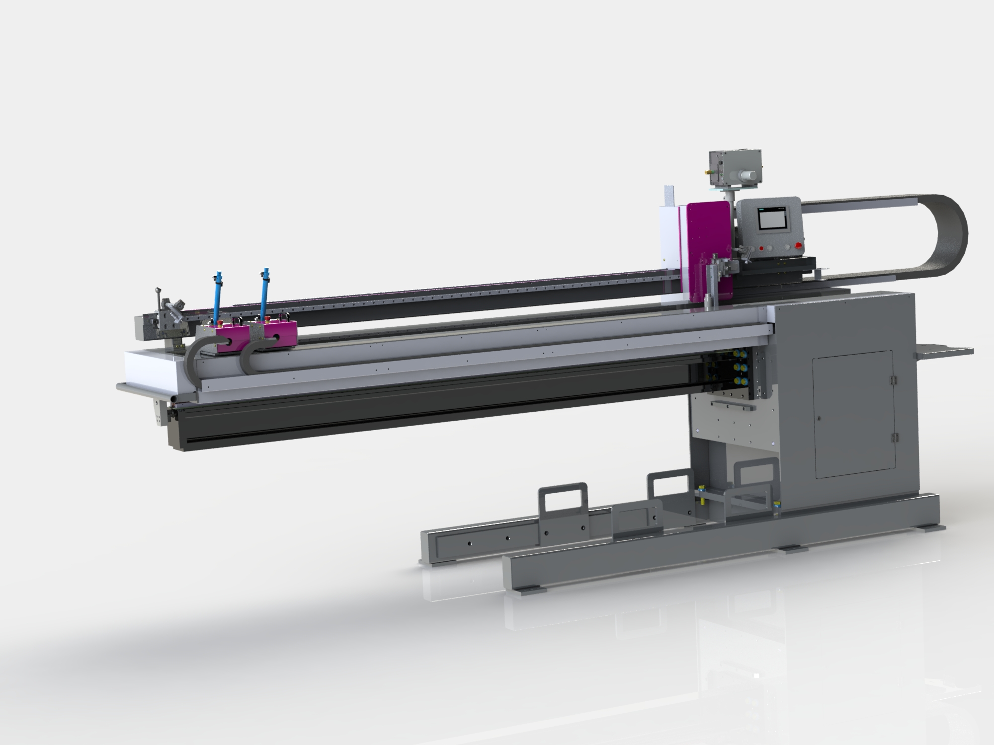 Linearweld?die neue Generation von Längsnahtschweißmaschinen bei Schnelldorfer Maschinenbau. (Bildqu Linearweld?die neue Generation von Längsnahtschweißmaschinen bei Schnelldorfer Maschinenbau. (Bildqu