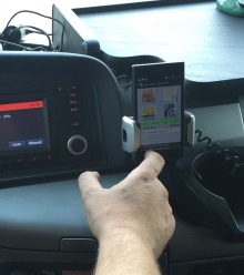 Mit AIS-Mobile erhält und dokumentiert der Fahrer alle wichtigen Informationen zu seinen Aufträgen. 