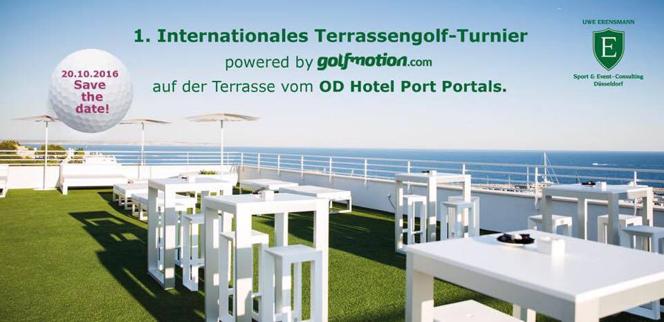 1. Internationales Terrassengolf Turnier powered by Golfmotion