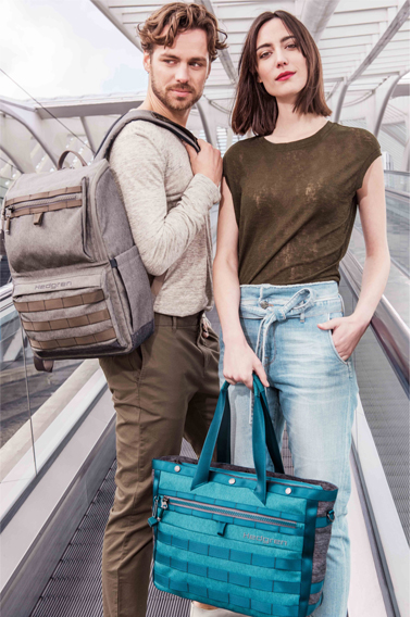 HEDGREN - Aus der Lifestyle-Kollektion KNOCK OUT das Rucksackmodell"Tenin" sowie Shopper&q