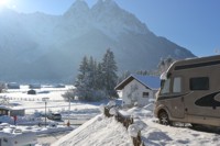Camping Resort Zugspitze bietet Top-Service für Wintersportler. Foto Martin Frühschütz