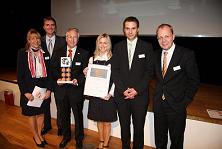 v.l.n.r. A.Sendlbeck (GVB), M. Wülfinghoff (GVB), E. Baderschneider, A. Zöllner, Michael Reif