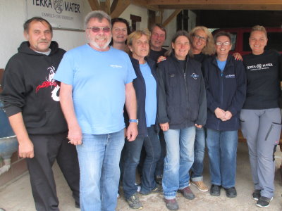 Das TM-Team Lustadt um Vorstandsvorsitzenden Heinz Zimmermann (2. v.l.)