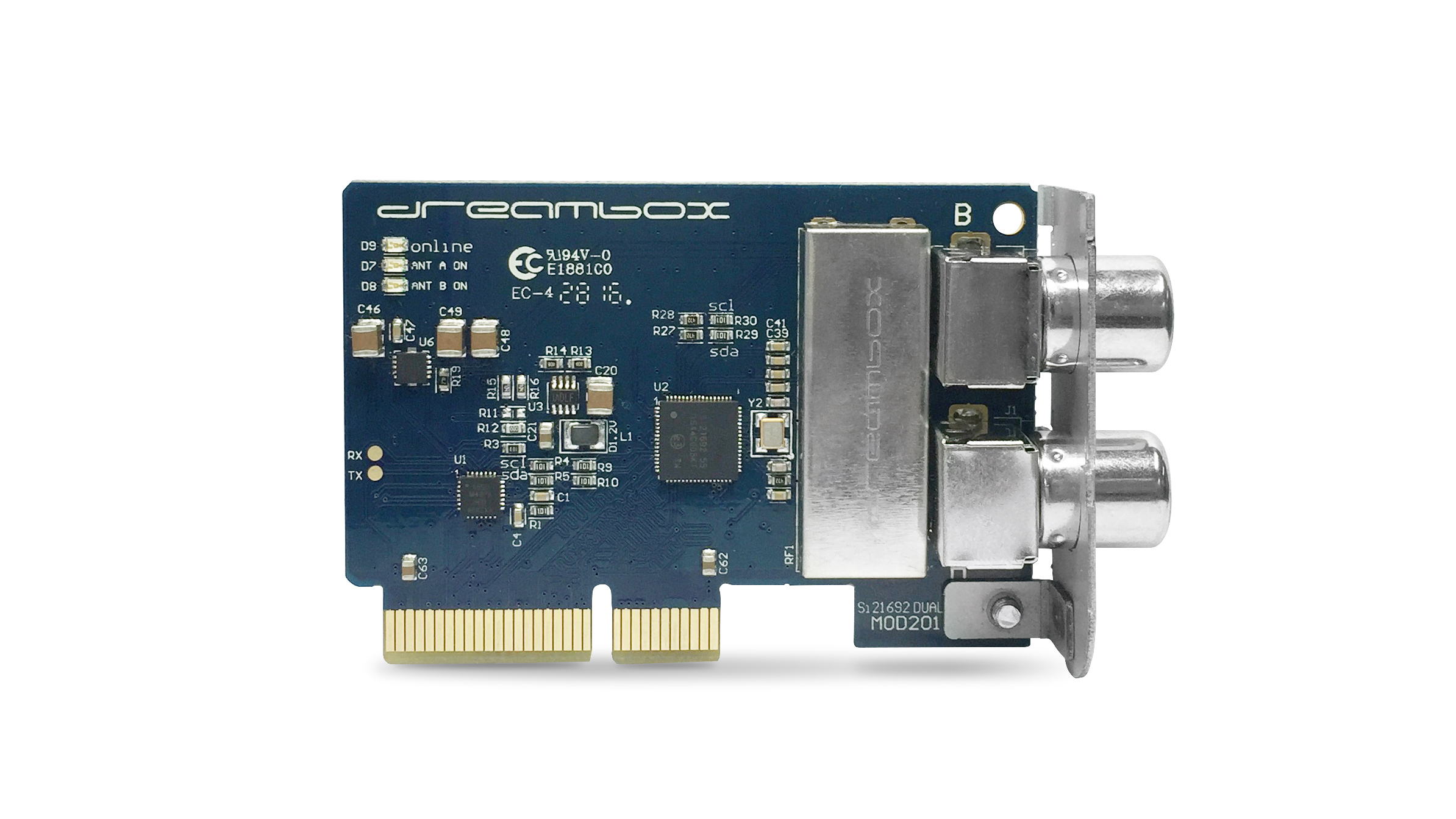 Der Twin Silicon DVB-C/T2 Tuner ist kompatibel zu den Dreamboxen DM7020 HD, DM7080 HD, DM820 HD sowi Der Twin Silicon DVB-C/T2 Tuner ist kompatibel zu den Dreamboxen DM7020 HD, DM7080 HD, DM820 HD sowi