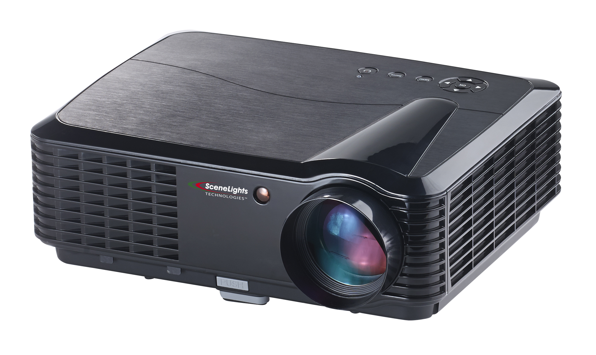 LED-LCD-Beamer mit Media-Player