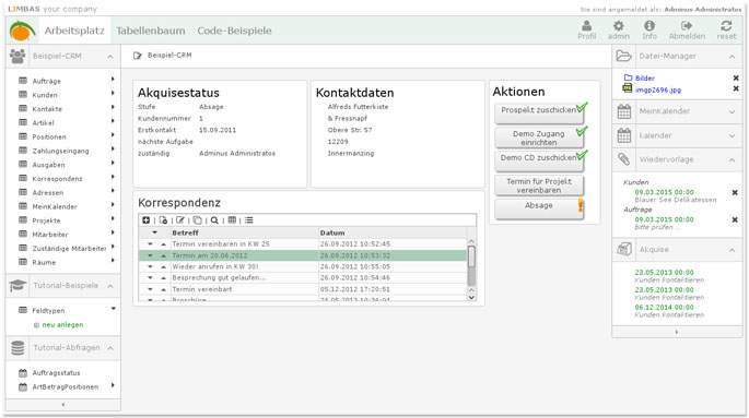 Workflow zur Kundenakquise Workflow zur Kundenakquise