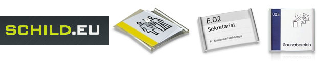 Türschilder von SCHILDER Systeme - modern und vielseitig Türschilder von SCHILDER Systeme - modern und vielseitig