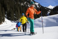 Familiäres Schneeschuhwandern im Montafon