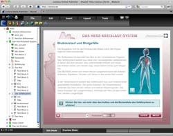 Screenshot: Lectora Online