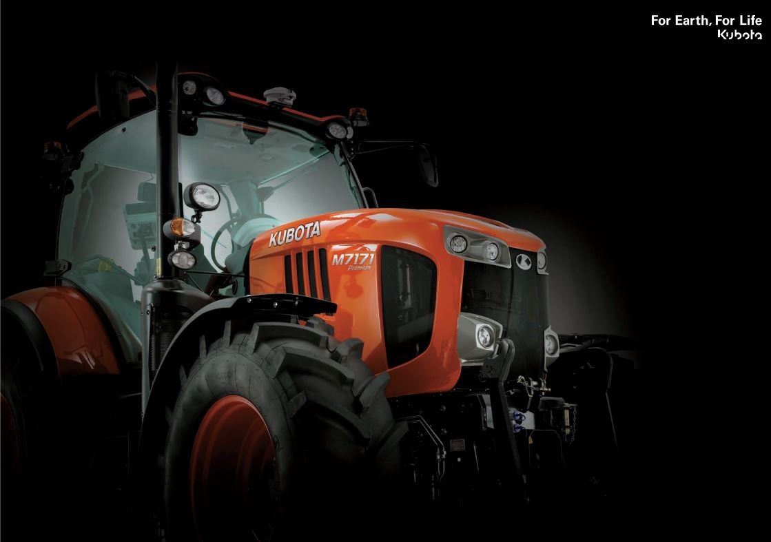 Mit Lüftungsgittern für die Motorhaube sichert SOLVARO ausreichend Kühlluft für den Kubota M7001 Mit Lüftungsgittern für die Motorhaube sichert SOLVARO ausreichend Kühlluft für den Kubota M7001