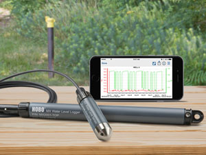 HOBO BLE Wasserstands-Datenlogger MX2001 für Mobilgeräte HOBO BLE Wasserstands-Datenlogger MX2001 für Mobilgeräte