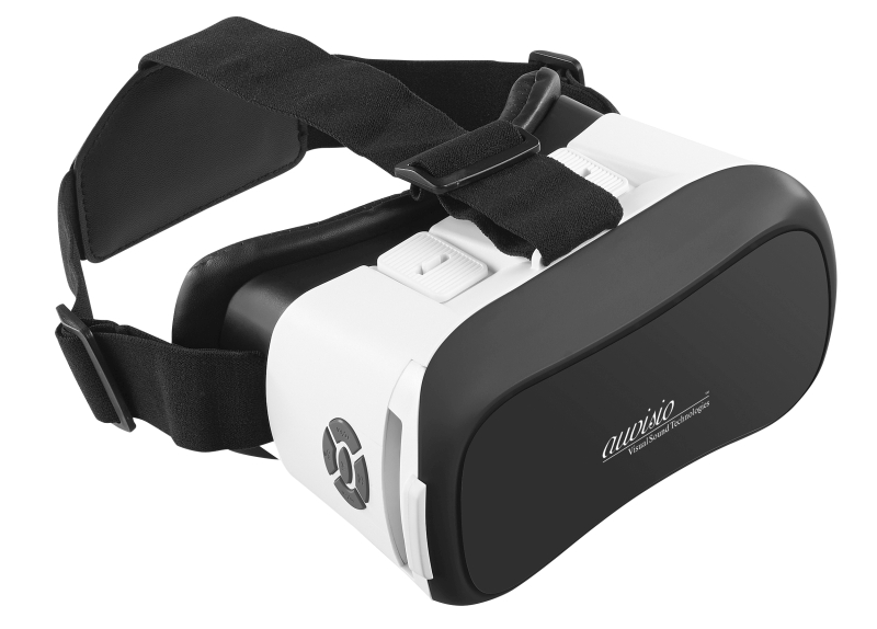 auvisio Virtual-Reality-Brille VRB68.3D, Bluetooth-Steuerung, Magnetschalter auvisio Virtual-Reality-Brille VRB68.3D, Bluetooth-Steuerung, Magnetschalter