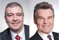 Dipl.-Geogr. Michael Fenderl, Leiter AENGEVELT-RESEARCH, (links) und Dr. Wulff Aengevelt Dipl.-Geogr. Michael Fenderl, Leiter AENGEVELT-RESEARCH, (links) und Dr. Wulff Aengevelt